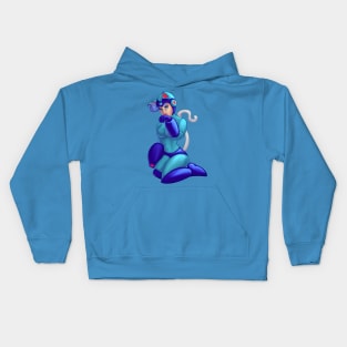 Darkstalkers Felicia in MegaMan Costume Kids Hoodie